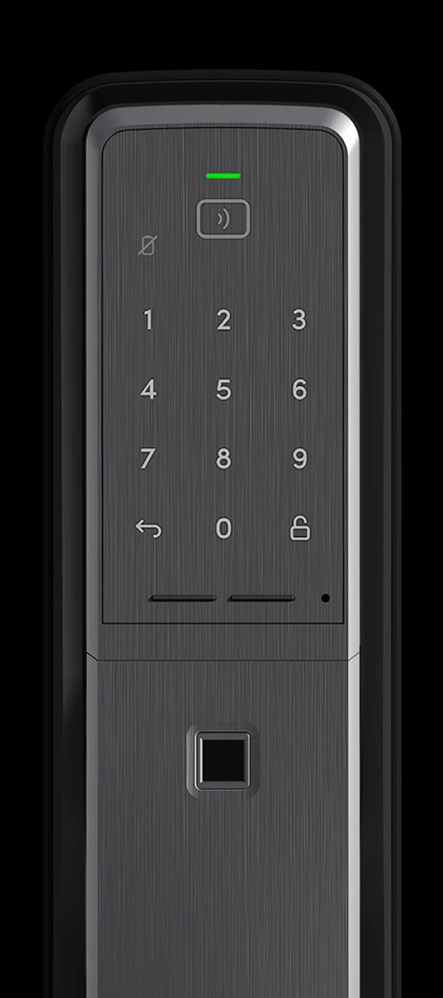 igloohome Push-Pull Mortise digital lock in Grey